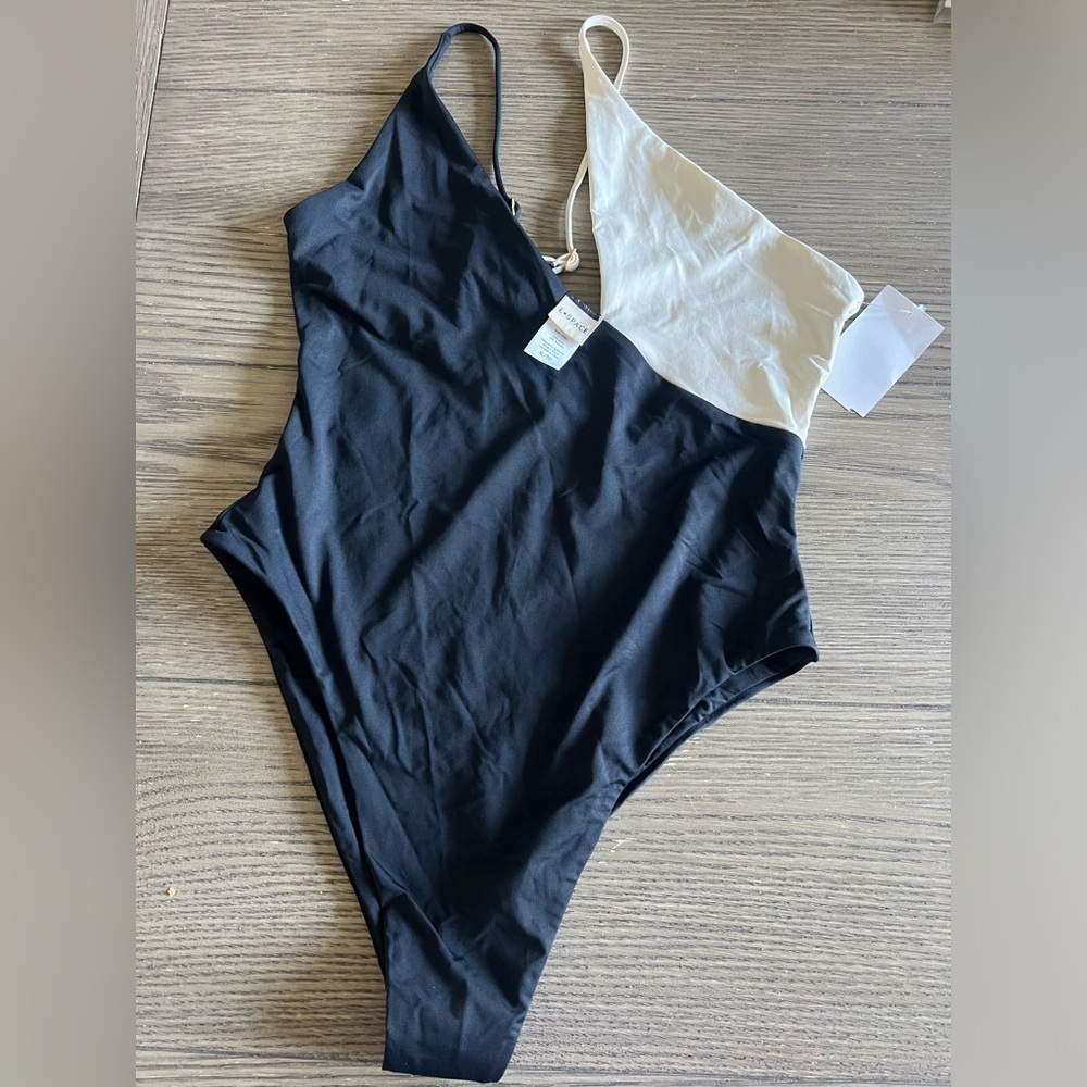 L*Space Raquel Colorblock One-Shoulder One-Piece Swimsuit $169 - Picture 12 of 13